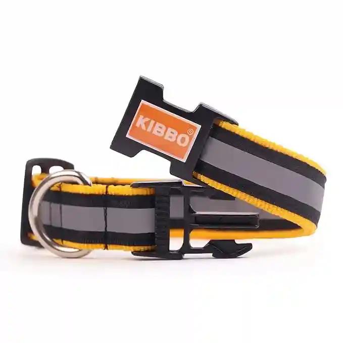 KIBBO Premium Reflective Dog Collar - Yellow