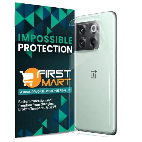 FIRST MART Edge to Edge Screen Protector for OnePlus 10T 5G | Back Crystal Clear 4 Layer Impossible Nanofiber Tempered Glass | Case Friendly