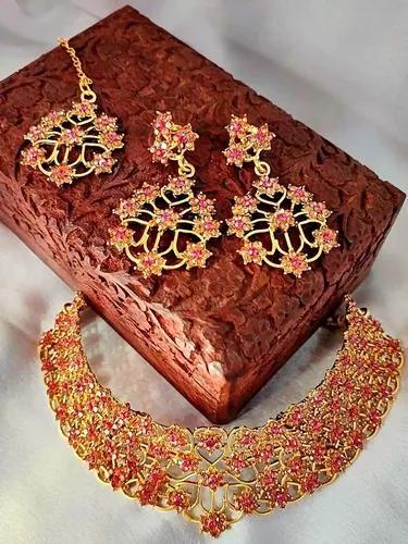 Traditional Gold Plated Bridal Jewellery Set