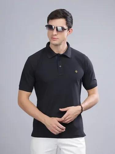 Black Dry Fit Polo T-Shirt