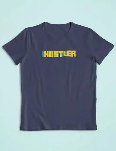 Hustler - Unisex Regular fit T-shirt - Navy Blue