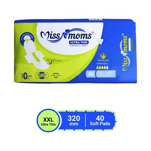 Miss N Moms Period Care Heavy Flow XXL Ultra Thin Soft Sanitary Napkin Pads