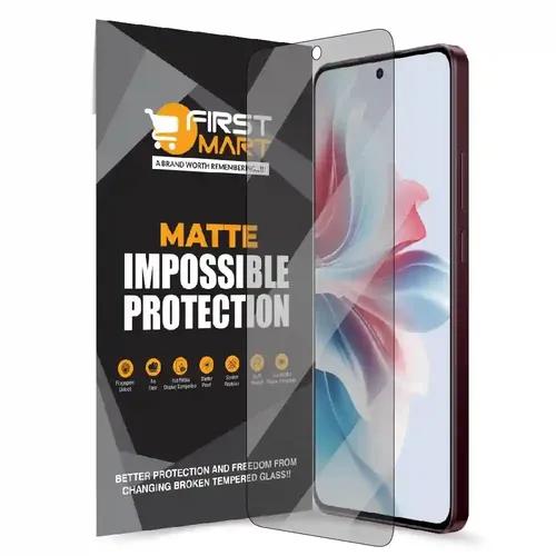 FIRST MART Screen Protector for Oppo F25 Pro 5G Impossible Fiber Case Friendly Screen Protection & Installation Kit (Matte)