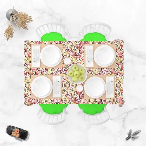 ArtzFolio Abstract Doodles D1 | Table Cloth Cover for Dining & Center Table