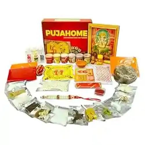 Pujahome Ganesh Puja Samagri Kit for Ganesh Pujan/Ganpati Pooja Kit/Ganpati Puja Saman/Ganesh Chaturthi Puja/Ganesh Pooja (40+ Items)