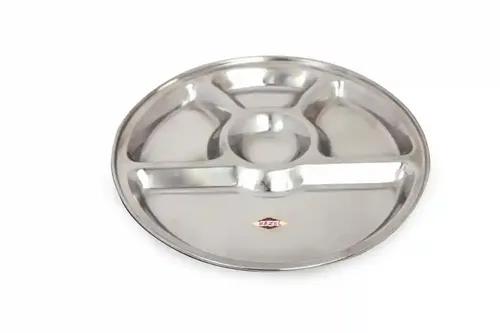 HAZEL Steel 5 Compartment Langar Thali