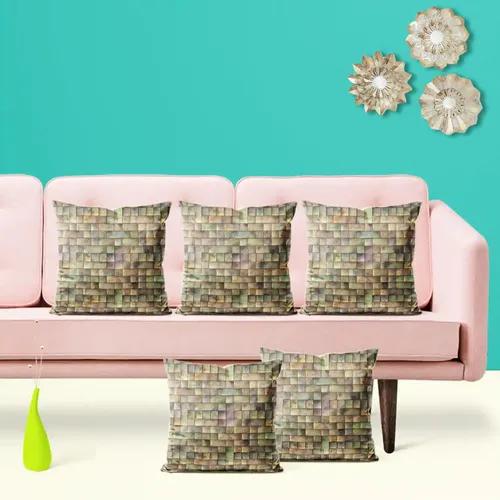 ArtzFolio Tiled Art D6 | Decorative Cushion Cover for Bedroom & Living Room