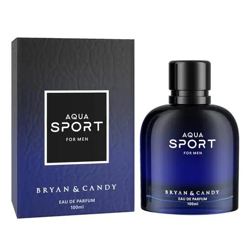 Bryan & Candy Aqua Sport Perfume (EDP) for Men,100 ml, A Long-Lasting Fragrance with the Freshness and Soothing Scent of Mystical woods/Zesty, Aromatic Notes with a Refreshing Masculine Fragrance