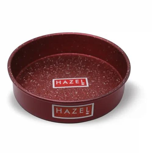 HAZEL Alfa Heavy Gauge Premium Aluminium Granite Finish Non Stick Microwave Safe Large Round Cake Mould