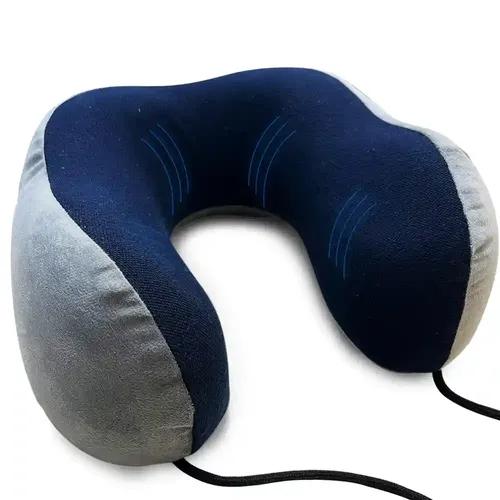 Sleepsia Ultimate Home & Travel Neck Memory Foam Pillow - Travel Neck Support | Travel Pillow With Soft Washable & Removable Cover | Neck Support For Airplane - Travelling