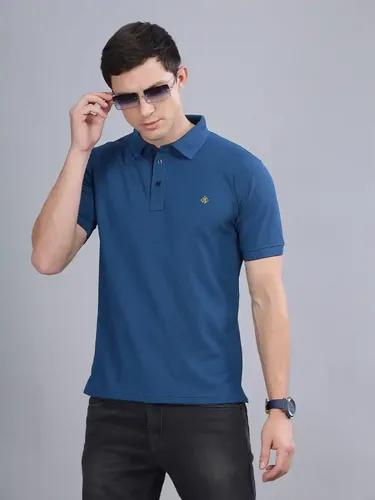 Blue Dry Fit Polo T-Shirt