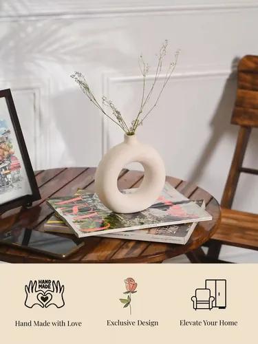 Donut Vase -  Off White