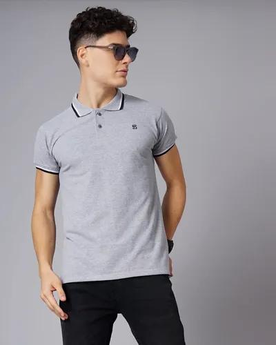 Grey Polo T-Shirt