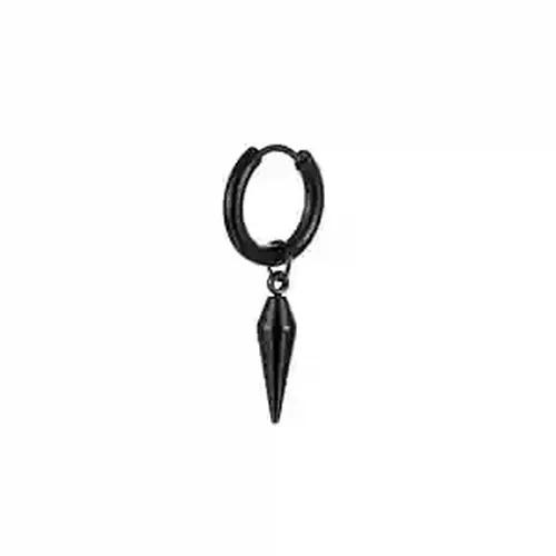 Black Pointed Hip Hop Earring