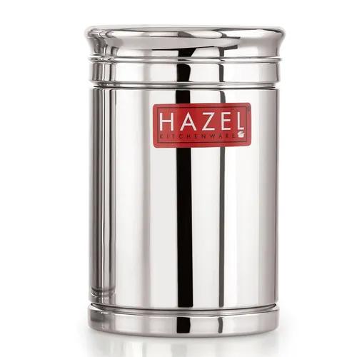 HAZEL Stainless Steel Airtight Container | Steel Storage Box For Kitchen | Steel Container Jar For Kitchen Storage | Ideal For Storing Rice, Cereal, Pulse, Snacks