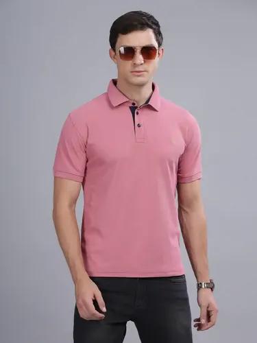 Pink Dry Fit Polo T-Shirt