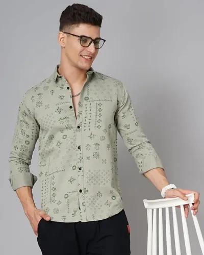 Green Kofu Floral Shirt