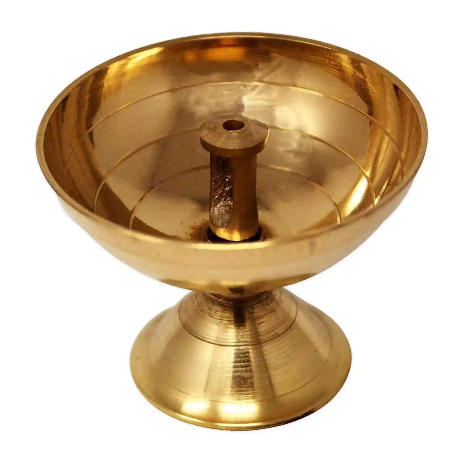 ALODIE - Brass Diya for Puja | Kuber Diya for Diwali Lakshmi Pooja Deepak Decoration | Brass Diya for Puja Kubera Deepam Brass Gift Items for Home Brass