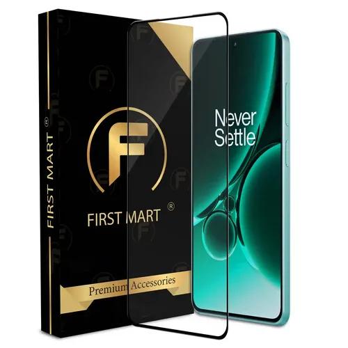 FIRST MART Premium Tempered Glass for OnePlus Nord CE 3 5G, Nord 3 and Nord CE 4 5G 5G with Edge to Edge Coverage and Easy Installation Kit, Pack of 1