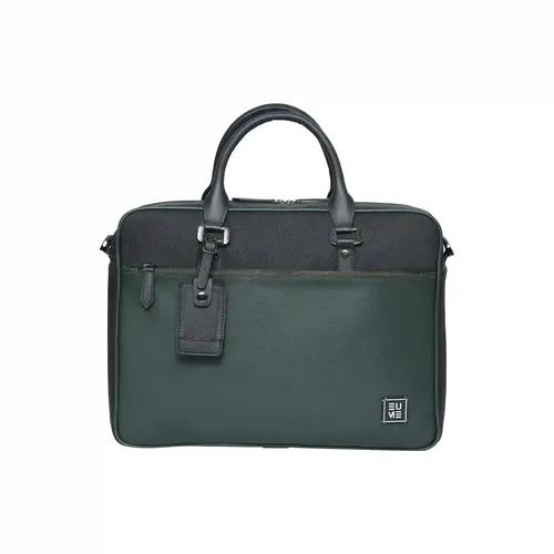 EUME Commute Messenger Bag, Black & Forest Green