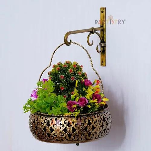 Dartistry® Flower Basket for Home Decor Indoor and Outdoor/Wall Hanging Basket for Home Decoration