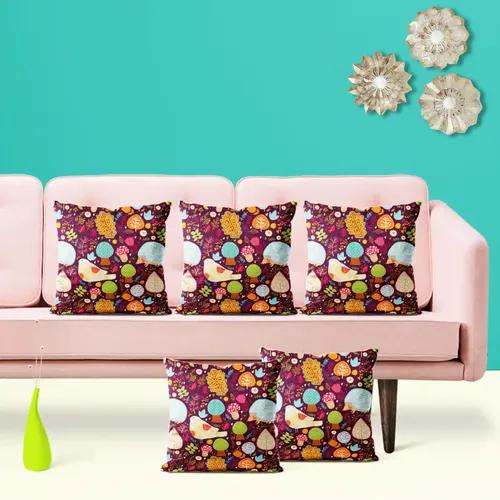 ArtzFolio Crew Cut Leaves D2 | Decorative Cushion Cover for Bedroom & Living Room