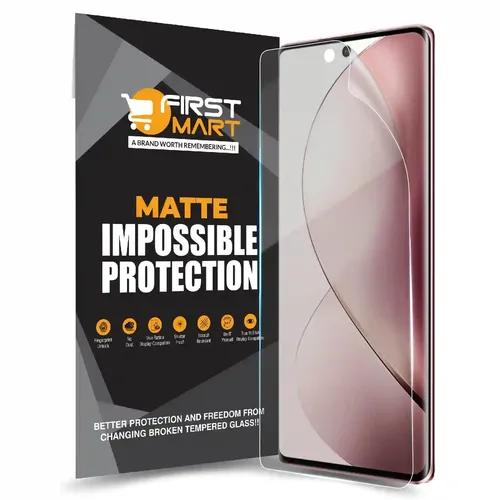 FIRST MART Screen Protector for Vivo V29 5G - Nano Fiber Unbreakable Membrane Case Friendly Full Edge to Edge Screen Coverage & Installation Kit (Matte)