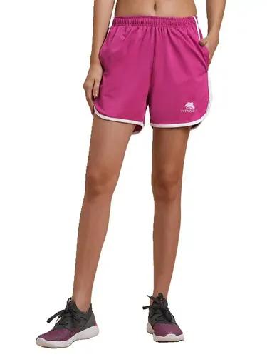 VITAWOLF Dual Pocket Shorts for Women for Gym Wear Workout Running Walking Hiking Quick Dry High Performance High Waist