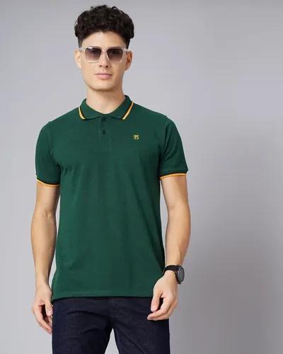 Olive Green Polo T-Shirt M