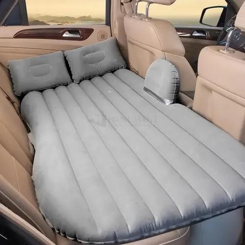 Premium Car Inflatable Bed with Pump & 2 Air Pillow|Quick Inflatable Back Seat Bed|Car Inflatable Mattress|Car Bed Mattress|Car Bed For Kids,Travel,Trip,Camping,Picnic,Pool & Beach|Universal Fit|