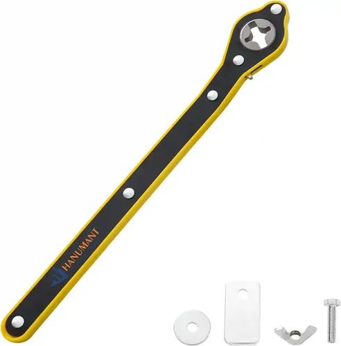 H HANUMANT ENTERPRISE Original Universal Car Jack Ratchet Wrench|360 forward and reverse knob Labor-Saving design|Scissor Jack Lift Speed Handle Tool|Jack Lug Handle Tool|Tire Wheel Jack Wrench