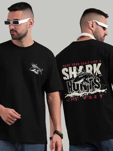 Black Shark Hunts Oversized T-Shirt L