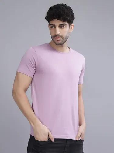 Mauve Plain T-Shirt M