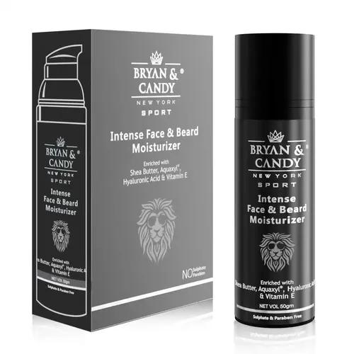 Bryan & Candy NewYork Lion Series Intense Face & Beard Moisturizer For Men | All Skin Types | 50 gm