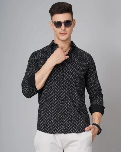 Black Triad Print Shirt