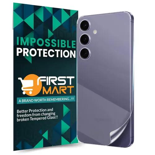 FIRST MART Screen Protector for Samsung Galaxy S24 Plus 5G - Back Nano Fiber Unbreakable Membrane Case Friendly Full Edge to Edge Screen Coverage & Installation Kit (Crystal Clear)