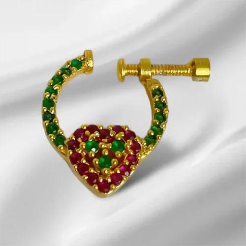 Heat Screw Nose Pin Red-Green