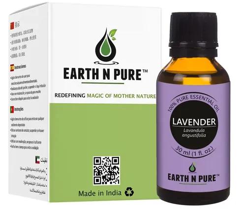 Earth N Pure Lavender  Essential Oil with Glass Dropper