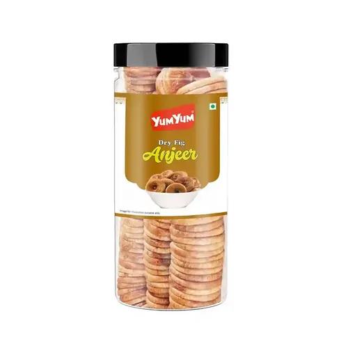 YUM YUM Premium Dried Afghani Anjeer | Dry Figs | Rich Source of Fibre | Vitamins Calcium & Iron | Low in calories and Fat Free | Non-GMO Dried Figs