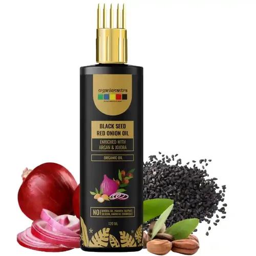 Organix Mantra Black Seed Red Onion Oil - 120 Ml